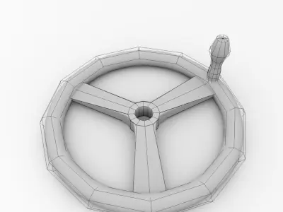 Crank Wheel 3D model