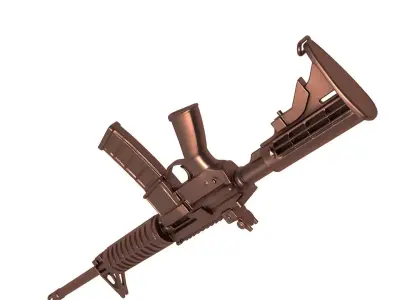 AR-556 -  ar rifle  - rifle 3D print model