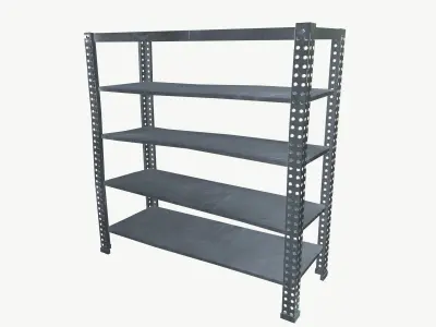 Metal Rack Low-poly 3D model buy