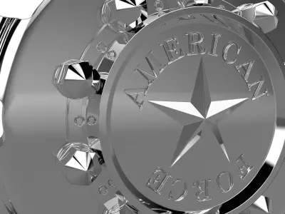 AMERICAN FORCE 23 BOLT DRW WHEEL 3D print model