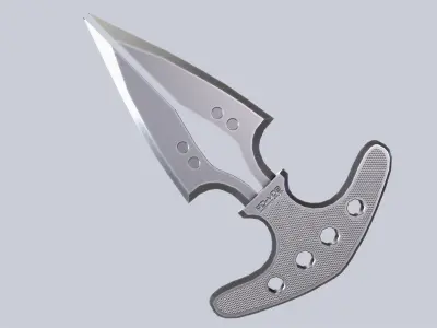 Punch dagger Low-poly 3D model