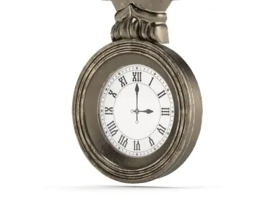 Decorative clock Owl Free 3D model