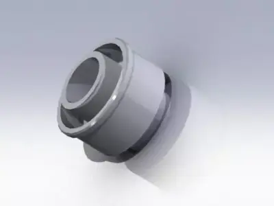 Miscellaneous ball bearing on wall Free 3D model