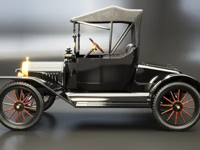 Ford T Roadster 1915 3D model