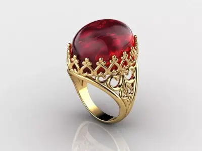 Antique Ring Free 3D print model