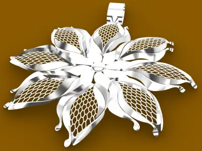 Custom Jewelry pendant 3D print model