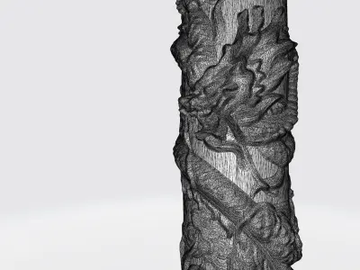 DRAGON RELIEF - NO 3 3D model