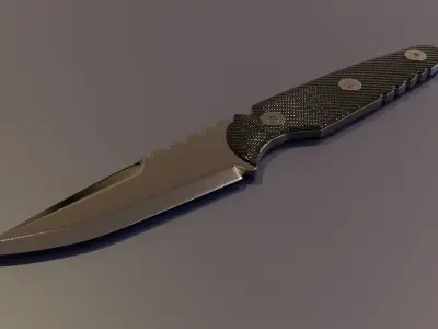 Tactical Knife 3D Model 3D model