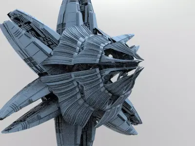 Star Ship pulse generator  3D model