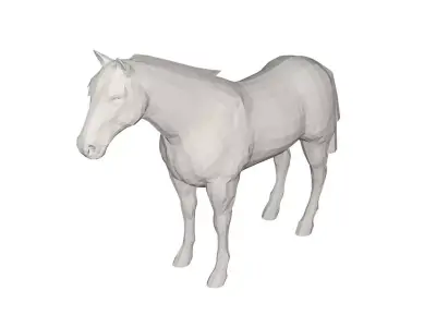 Horse Low-poly 3D model purchase