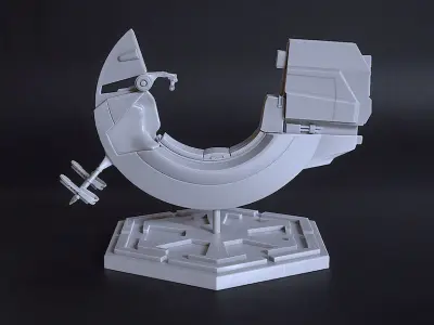 Sith Speeder - Star Wars - 3D Print Ready 3D print model