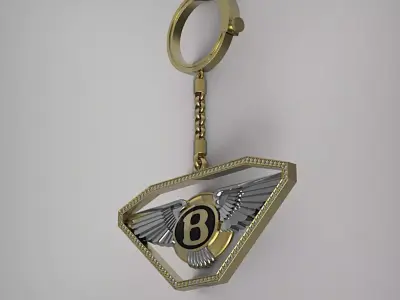 Pendant  key fob for a Bentley car 3D print model