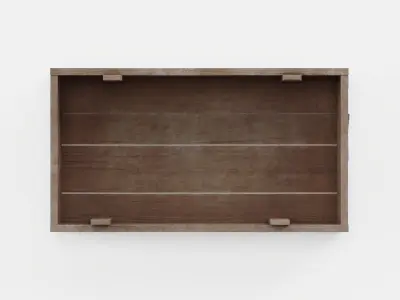 Wood Crate 3 Low-poly 3D model