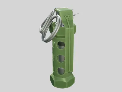 A grenade Low-poly 3D model