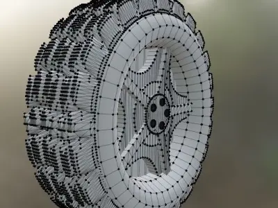Wheel 3D 3D model