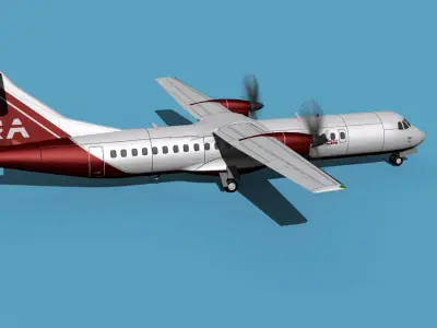 ATR  ATR-72-600 Richards Aviation 3D model