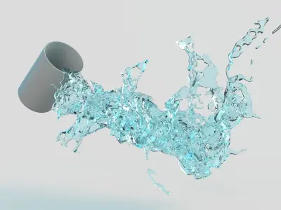Water 3D model