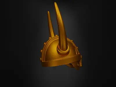 Viking Face Helmet Gladiator Face Mask - Gladiator Armor Part 3D print model