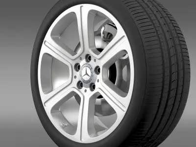 Mercedes Benz C 300 Exclusive line wheel 3D model