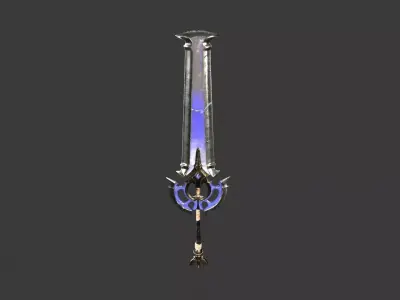 Great Sword  06 Low-poly 3D model