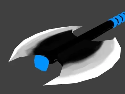 Dual Wedge Hand Axe 3D model