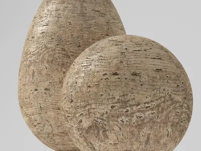 Wood Sculpture 3D model