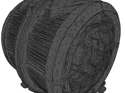 Futuristic Energy Shield Generator 3D model purchase