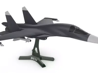 Sukhoi Su-34  3D print model