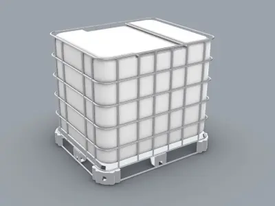 IBC Container Low-poly 3D model buy