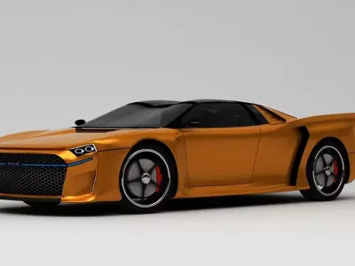 ARAM F-TYPE Free 3D model