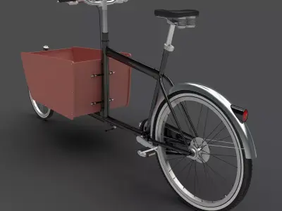 Freight Bicycle 3D model