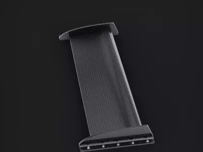 Spoiler bonus carbon tuning part auto car  3D model