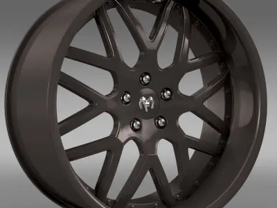 Dodge Vin Diesel Car rim 3D model