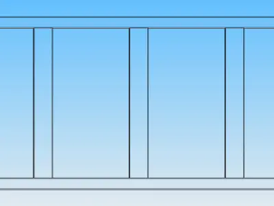 Material Storage Rack 900 x 450 x 900 mm 3D model