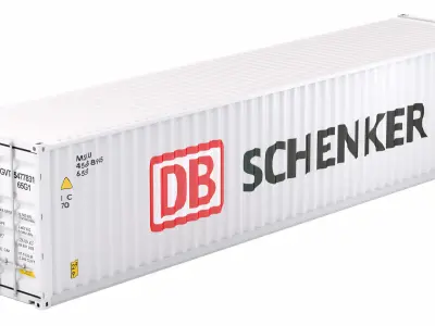 DB Schenker Shipping Container 3D model