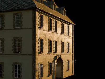 Medieval Building Low-poly 3D model purchase