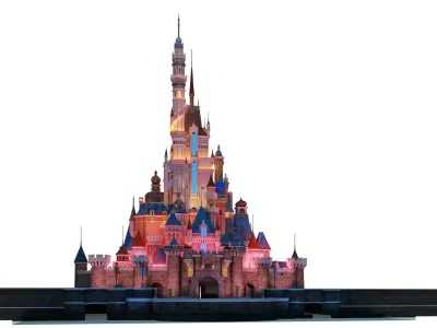 Hong kong castle 3D 3D model