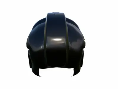 Imperial tie pilot helmet - Star Wars Low-poly 3D model