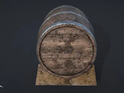 Barrel 3D model 5