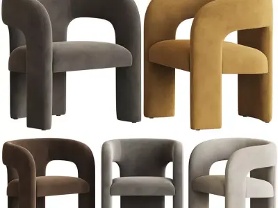 Dunloe Chair Sohohome 3D model