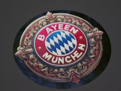 Bayern munchen Football Medallion 3D print model