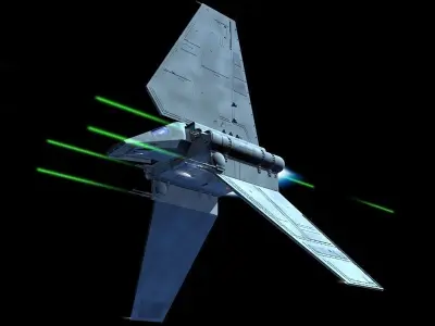 Space Shuttle Tydirium Star Wars 3D model