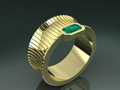 RING WITH STONES 3D PRINTING MODEL 3D print model 3D print model purchase