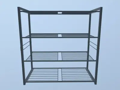 Metal Racks 3D model purchase