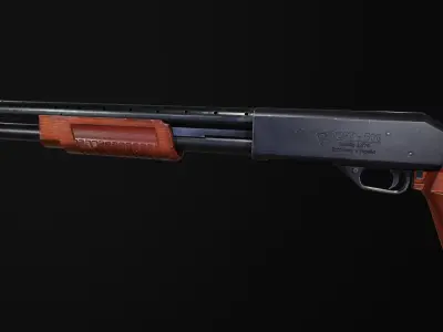 Fort 500 Low-poly 3D model