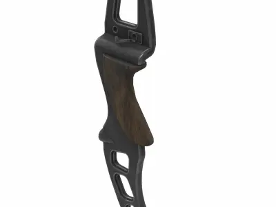 bow recurve 01  3D model