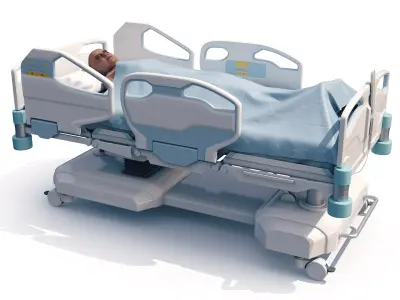 Hospital Patient 3D model