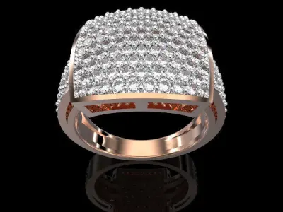 RING ALLURE ANTIQUE 15 3D print model