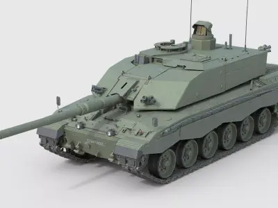 Challenger 3 Main battle tank Challenger 3 Low-poly 3D model