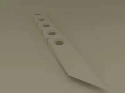 knife 3D model shop